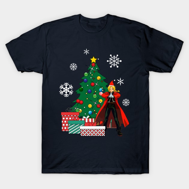 Edward Elric Around The Christmas Tree T-Shirt by Nova5